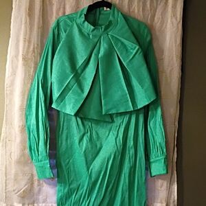 Elegant Green Women's Dress